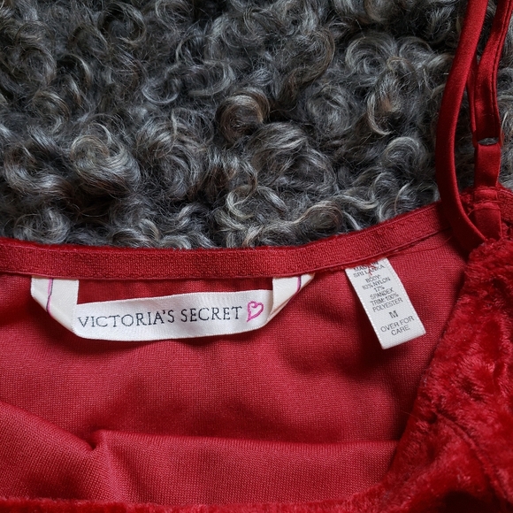 Vintage Victoria's Secret Red Velvet Crop Cami - Picture 4 of 7
